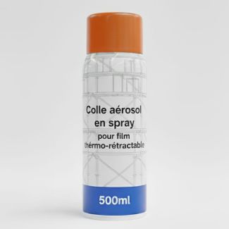 Colle aérosol en spray - Spécial film thermorétractable – 500 ml