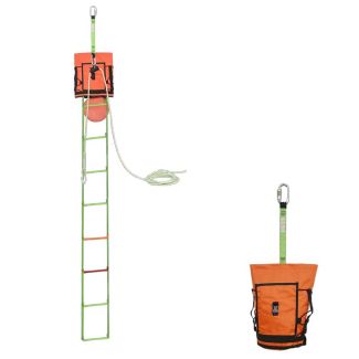 EVA'LAD 2 - &Eacute;chelle de sauvetage en sangle de 6 m, avec syst&egrave;me de s&eacute;curisation int&eacute;gr&eacute; - KRATOS SAFETY