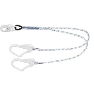 Longe fourche en corde tressée KRATOS SAFETY
Rèf: FA 40 600 10 en 1 mètre  / Rèf: FA 40 600 15 en 1,5 mètre