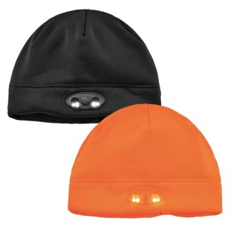 Bonnet N-Ferno ® 6804 Skull Cap avec lumières LED - ERGODYNE