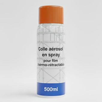 Colle aérosol en spray - Spécial film thermorétractable – 500 ml