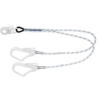Longe fourche en corde tressée KRATOS SAFETY
Rèf: FA 40 600 10 en 1 mètre  / Rèf: FA 40 600 15 en 1,5 mètre