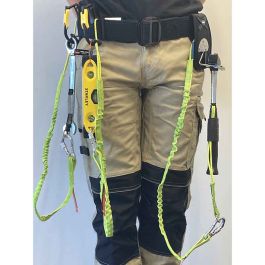 Ceinture Porte-outils Réglable 3,5 Cm Avec 4 Passants Et Bretelles Tactiques - Pour Travail Et Extérieur