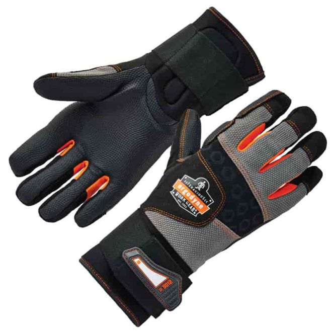 Gants anti-vibrations avec maintien du poignet ProFlex® 9012 certifiés ANSI / ISO - ERGODYNE