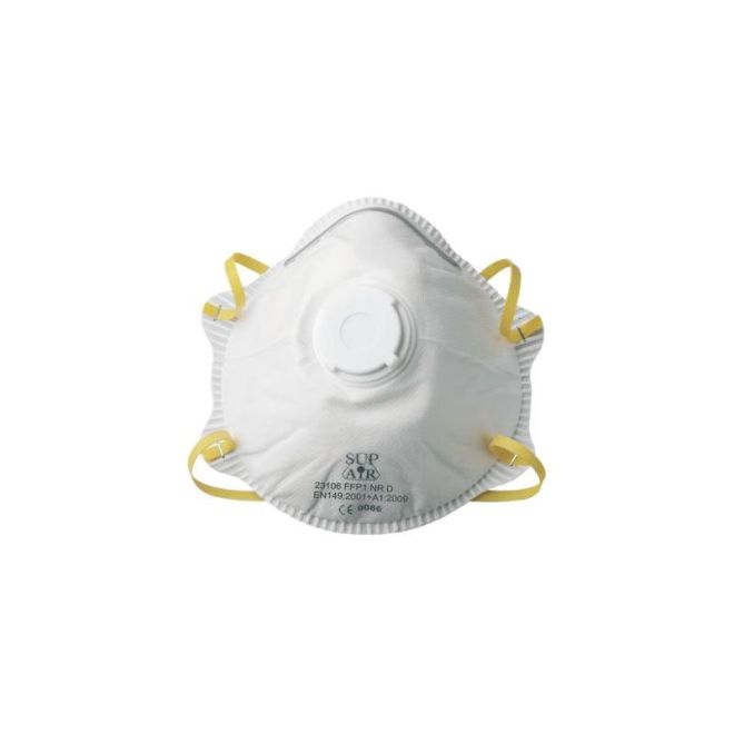Masque FFP1 NR D SL à usage unique avec soupape (x10)