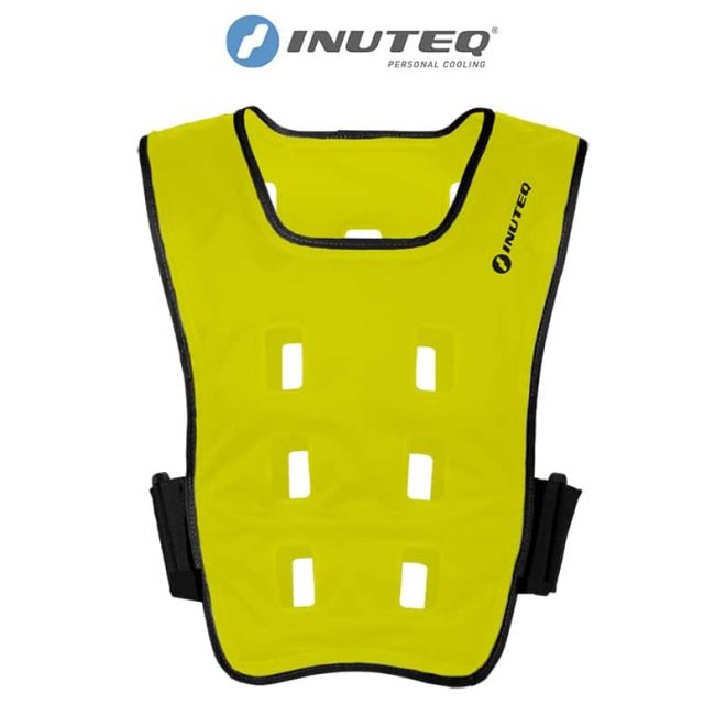 Gilet refroidissant BODYCOOL SMART COOLOVER jaune - INUTEQ
