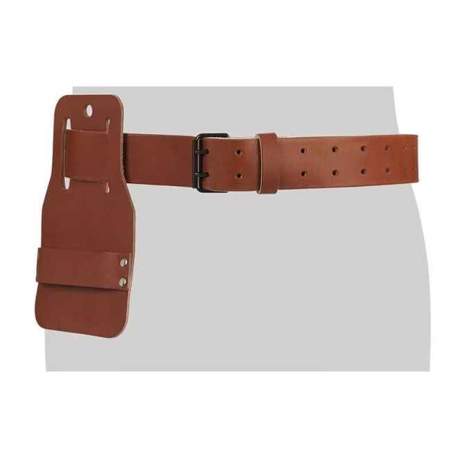 Porte marteau tout cuir support a la ceinture Echaf Equipement