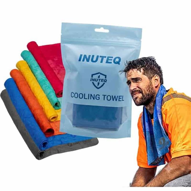 Serviette de rafraîchissement INUTEQ Body Cooling Towel (Sachet zippable)